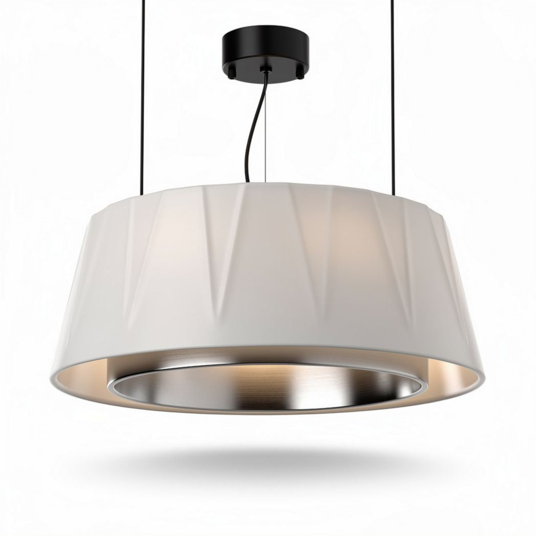 Hanglamp van metaal en kunststof voor de eetkamer - 30 x 30 x 20cm