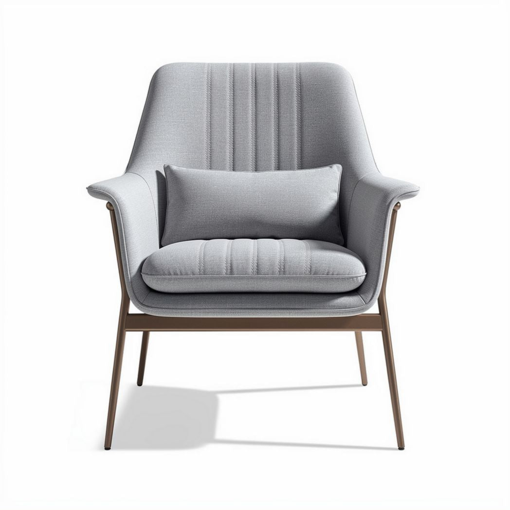 Zithoekstoel van stof voor de woonkamer - 80 x 80 x 90cm